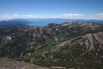 If it was even possible, Lake Tahoe looks even bigger when you're this high up.  